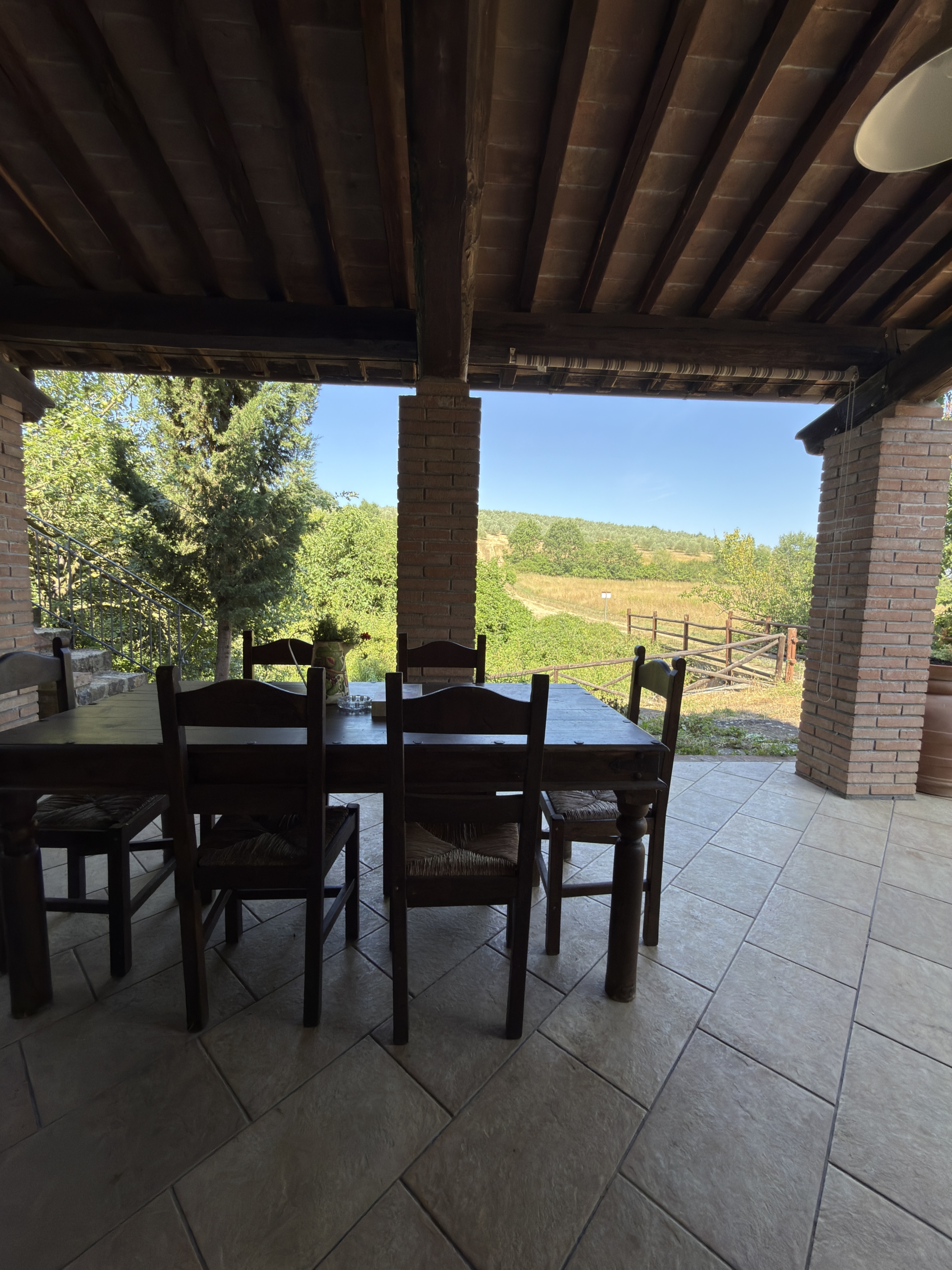 Vista portico piano terra